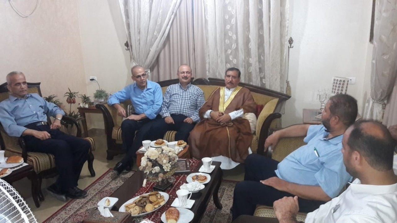 زيارة معايدة في بيت أ. محمد زياد البطه