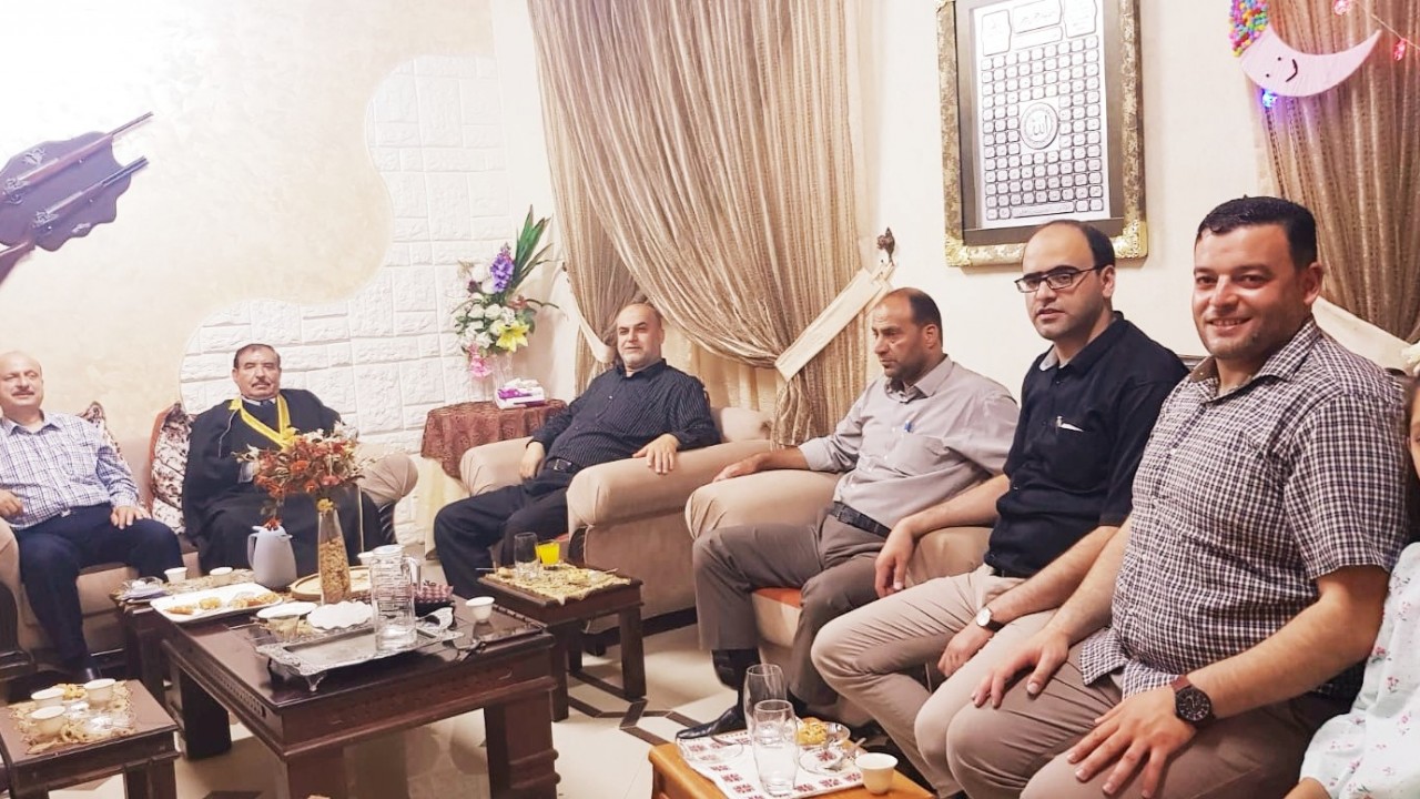 زيارة تهنئة أ. عماد أحمد سعيد البطه 