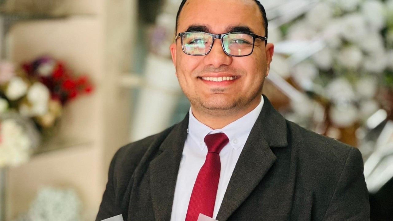 تهنئة بمناسبة عقد قران الأستاذ أحمد تميم البطة